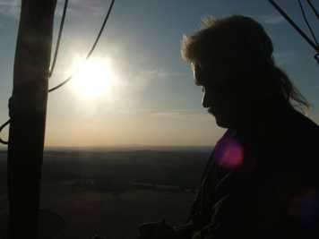 eine Ballonfahrt mit dem Ballonpiloten Uwe über 92693 Eslarn M in Bayern