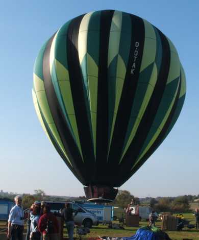 Heißluftballonfahrten sind immer spektakulär